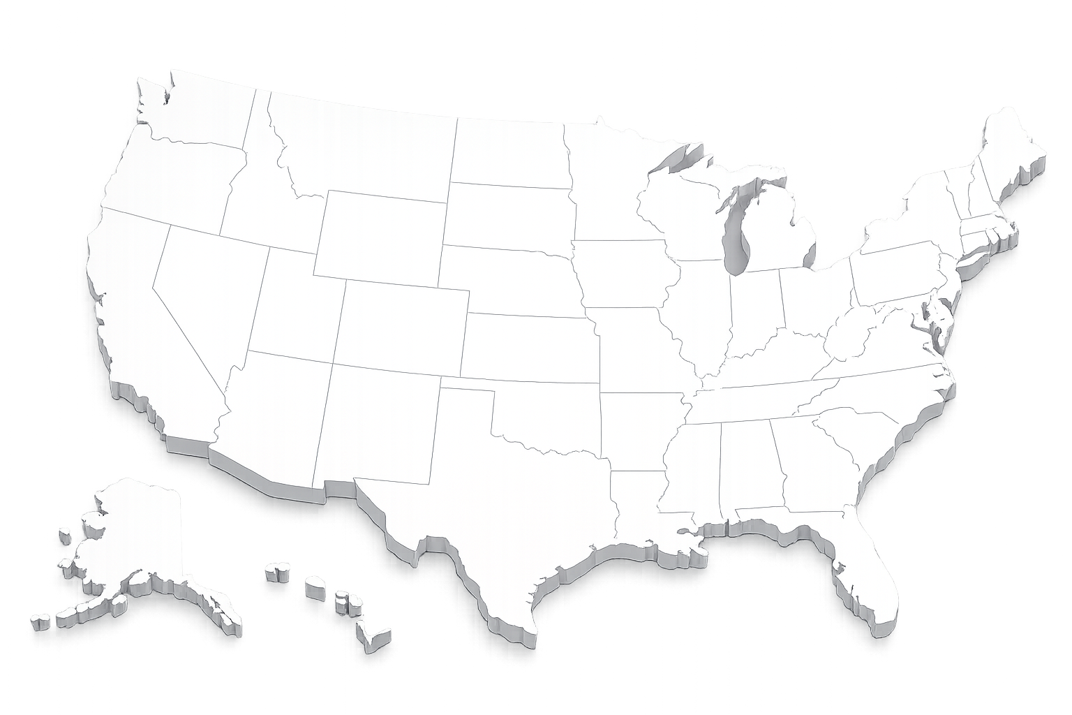 Mapa de Estados Unidos